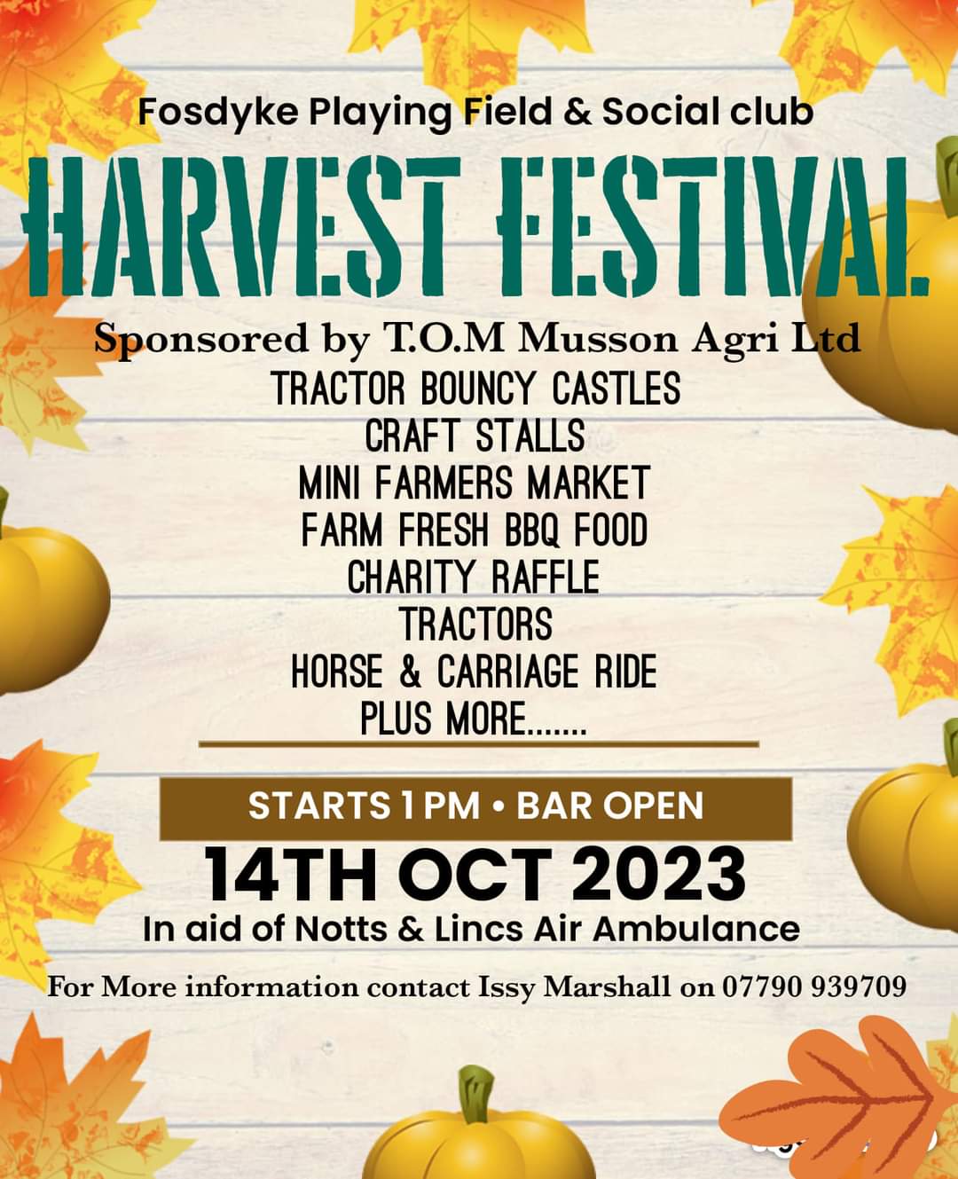 Fosdyke Harvest Festival 2023 T O M Musson Agri Fosdyke Harvest Festival 2023 T O M Musson Agri